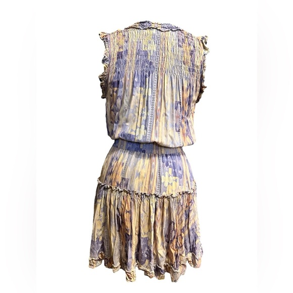 Dear John MELODIE TIERED RUFFLE Southwest Meadow DRESS Size S - Picture 5 of 11